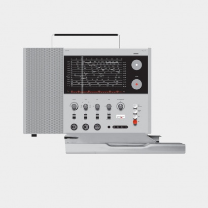 Dieter Rams designs. T 1000 world receiver, 1963, designed by Dieter Rams for Braun