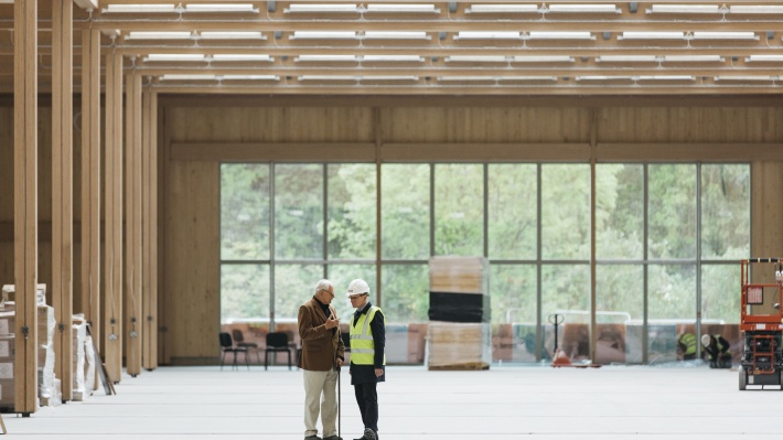 Dieter Rams and Mark Adams in Royal Leamington Spa