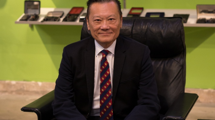 JF Chen in his 620 chair © Vitsoe