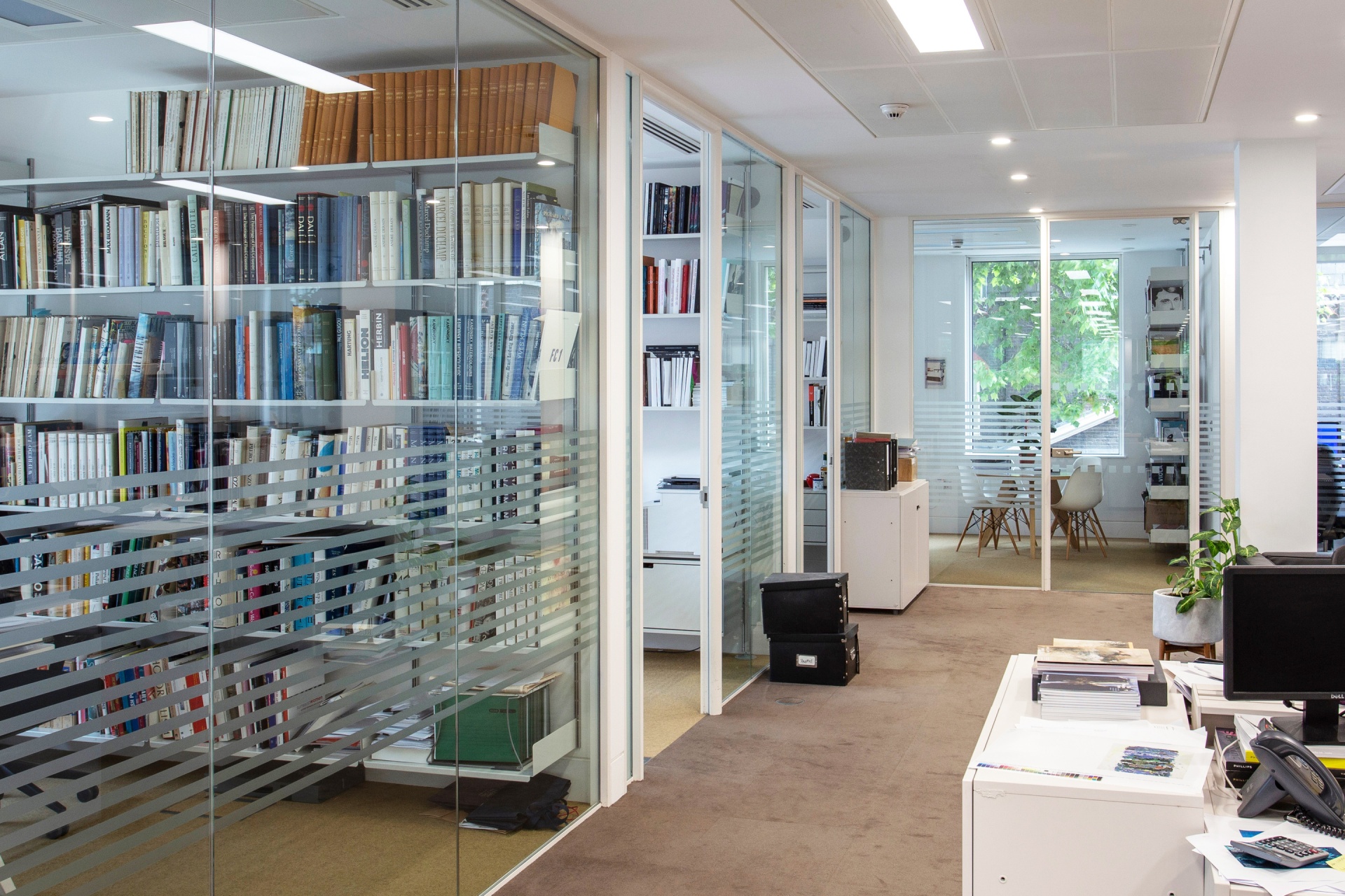 Library with 606 Universal Shelving System