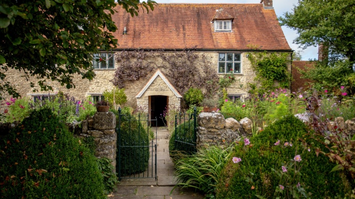 Studio Levien front door, Somerset, England