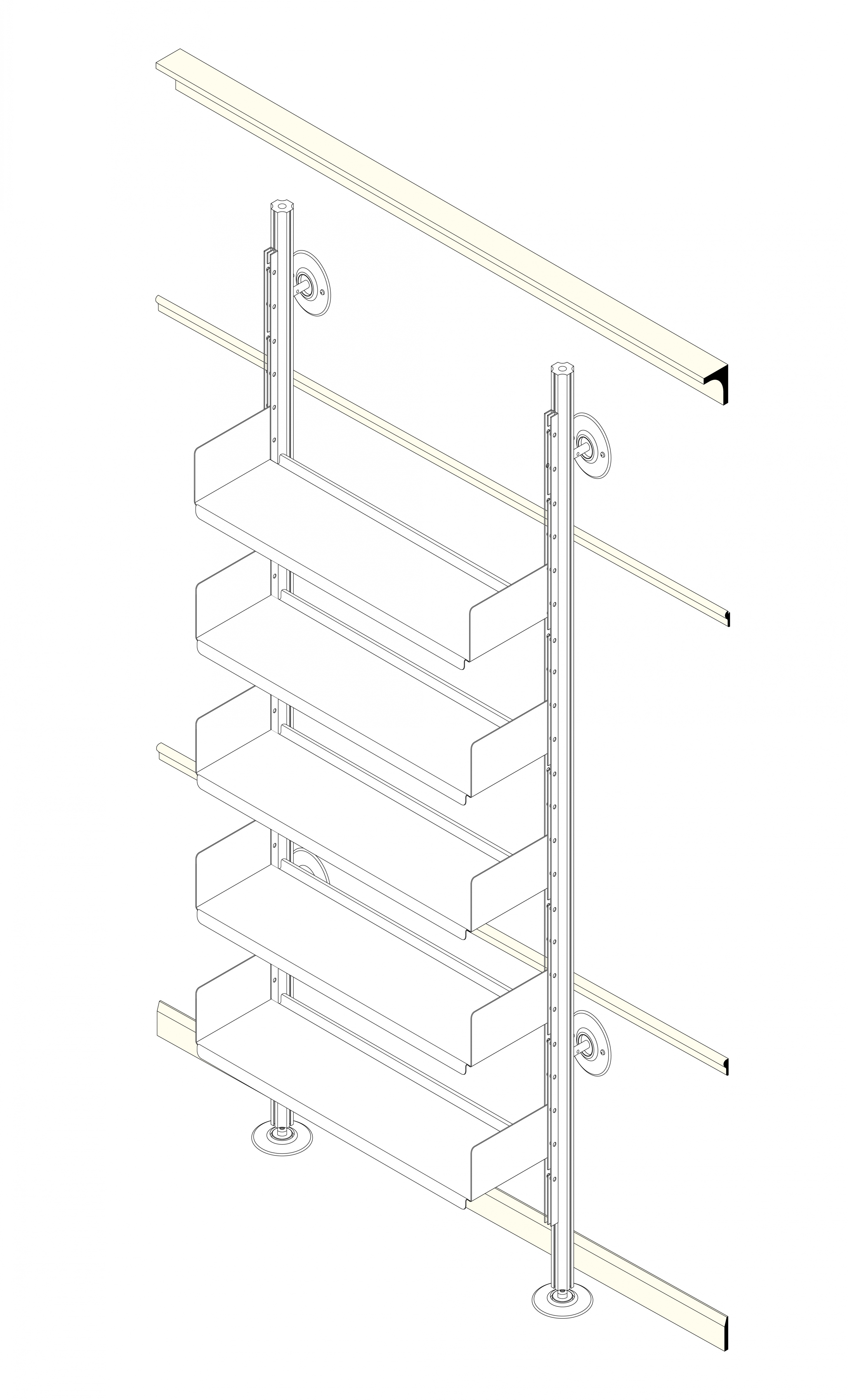 Multifunctional Double-Layer Storage Shelf: Desktop Storage Rack, Plas –  DormVibes