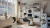 Vitsœ 606 Universal Shelving System for study space, wall-mounted off-white.