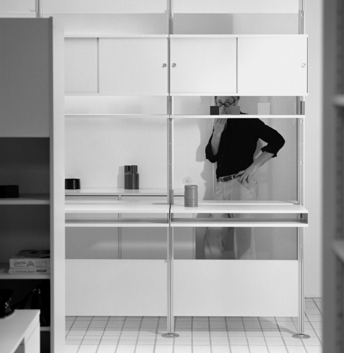 Dieter Rams at his house