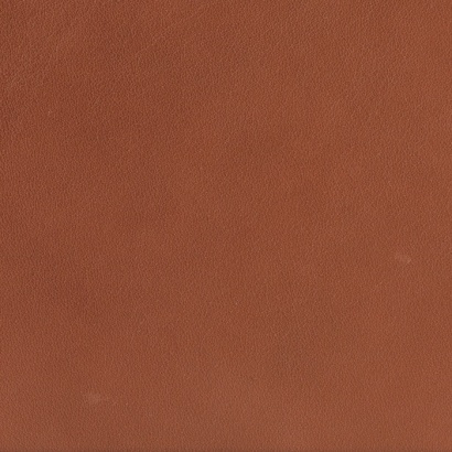 Full-grain leather sample in colour cinnamon