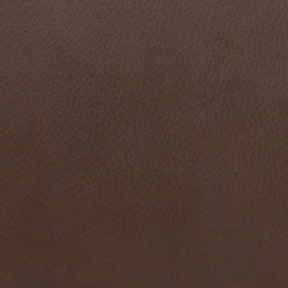 Full-grain leather sample in colour chocolate